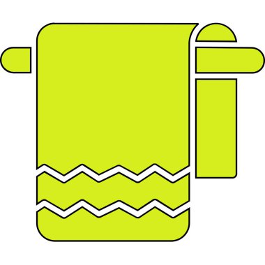 Yeşil çay fincanı ikonu. renk vektörü çizimi, düz tasarım. vektör.