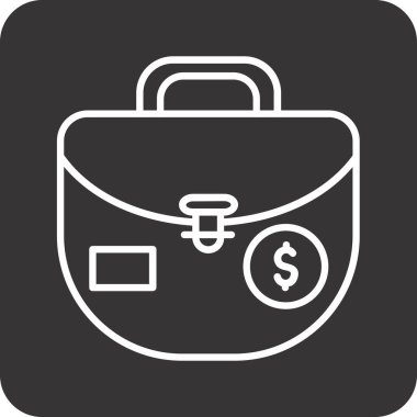 torba simgesi, torba simgesi, vektör illüstrasyonu