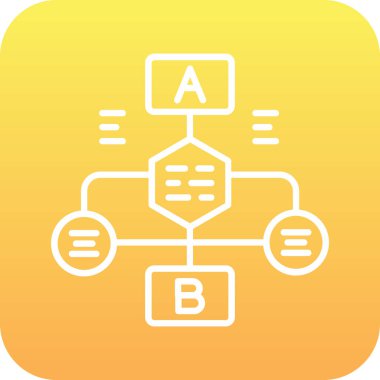 Abaküs. Web simgesi basit illüstrasyon