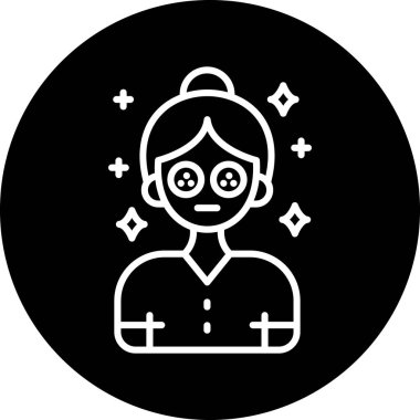 Bir insan simgesinin vektör illüstrasyonu