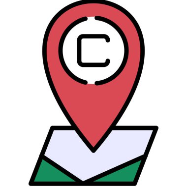 harita işaretleyici konumu simgesi