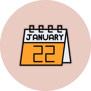 27 Ocak 'ta. Tek bir takvim simgesi, sadece bir aylık planlama süresi var. Zaman yönetimi. Ocak ayı ayı. tatil