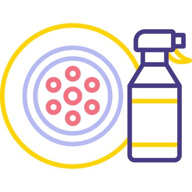 sabun ve tıbbi ikon vektör çizimi tasarımı