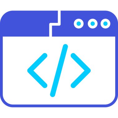 kod web simgesi basit tasarım