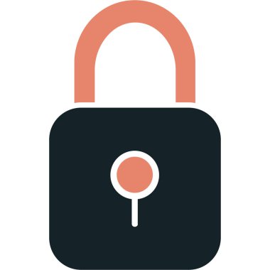 simge vektör illüstrasyonunun kilidini aç.