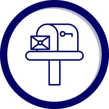 Posta simgesinin vektör illüstrasyonu