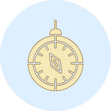 Modern simge vektör resimlemesini pusula