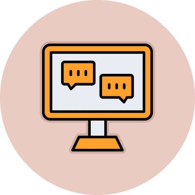 Web renk simgesi, vektör illüstrasyonu