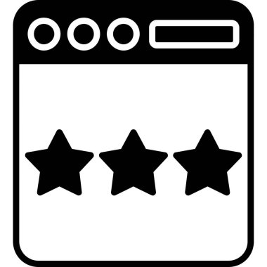 derecelendirme yıldızları geri bildirim simgesi ana hatları biçiminde