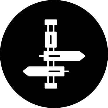 Modern bir simgenin vektör illüstrasyonu