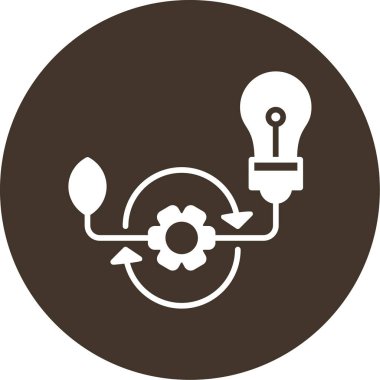 Çiçek ikonlu ampul