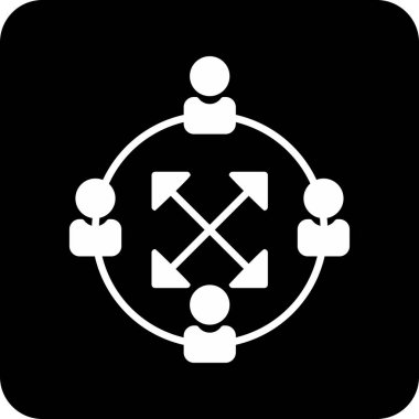 seo modern simgesinin vektör illüstrasyonu