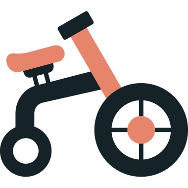 motorsiklet düz vektör simgesi