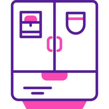 ATM 'de. Web simgesi basit illüstrasyon