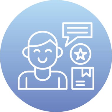 Sohbet simgesinin vektör illüstrasyonu