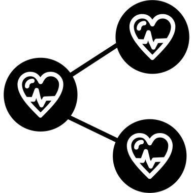 ok vektör simgesi olan kalp