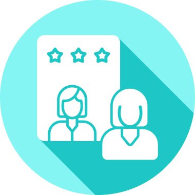 Reyting kartı. Basit resimleme