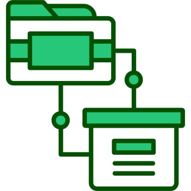 Dosya. Web simgesi basit illüstrasyon