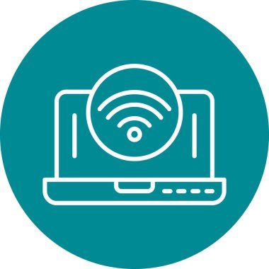 wifi simgesi vektör illüstrasyonu