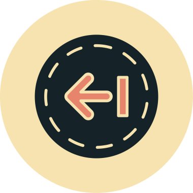 ok simgesinin vektör illüstrasyonu