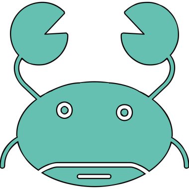 Tatlı çizgi film karakterinin vektör çizimi