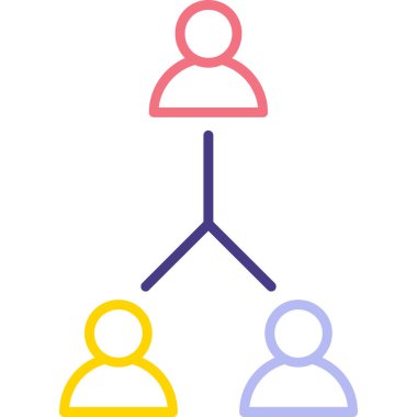 İş simgesinin vektör illüstrasyonu