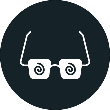 gözlük ikonu vektör illüstrasyonu