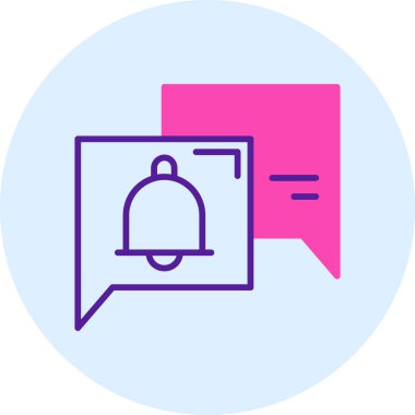 ileti ikonu vektör illüstrasyonu