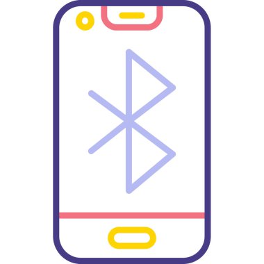 akıllı telefon simgesi vektör illüstrasyonu