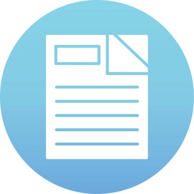 Belgenin vektör illüstrasyonu