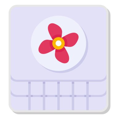 Çiçek ve çiçek sembolünün vektör çizimi. Stok için çiçek ve bitki vektörü ikonu koleksiyonu.