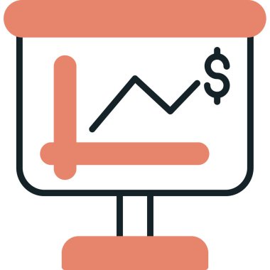 Çizelge. Web simgesi basit illüstrasyon