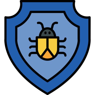 Hata kalkanı koruma simgesi - taslak biçimi