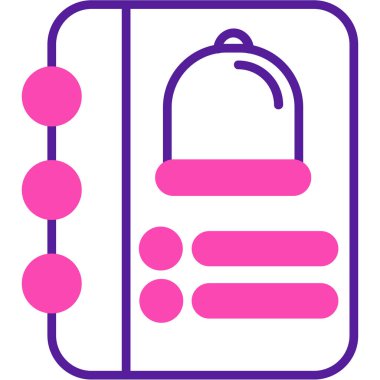 Çanta. Web simgesi basit illüstrasyon