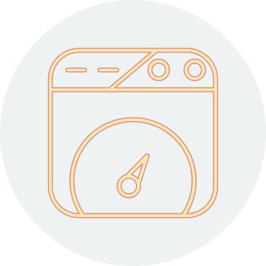 Mutfak simgesinin vektör çizimi