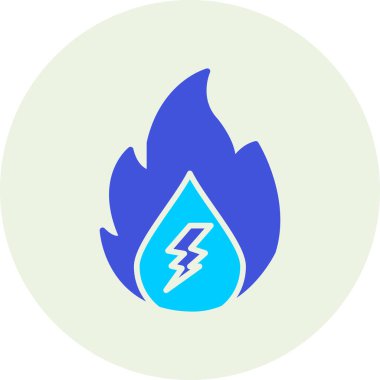 Ateş vektörü simgesini ateşle.