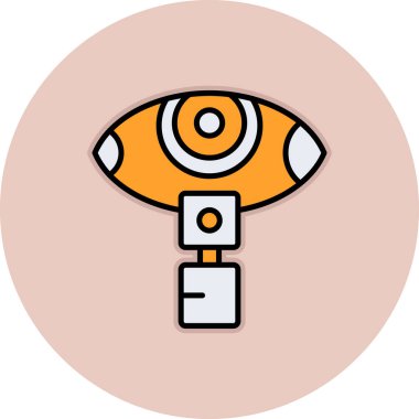 Göz simgesi, modern vektör illüstrasyon tasarımı