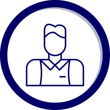 İnsan simgesinin vektör illüstrasyonu