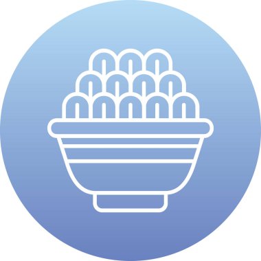 Yumurtalar. Web simgesi basit illüstrasyon