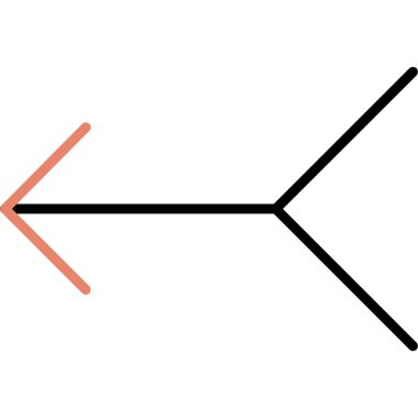 ok simgesi vektör illüstrasyonu