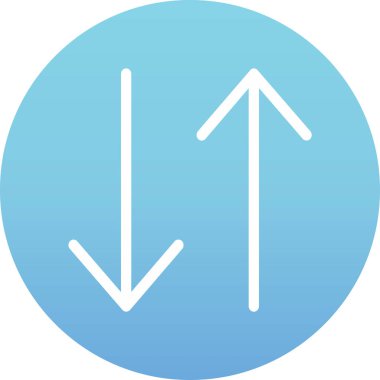 ok simgesi, basit vektör illüstrasyonu