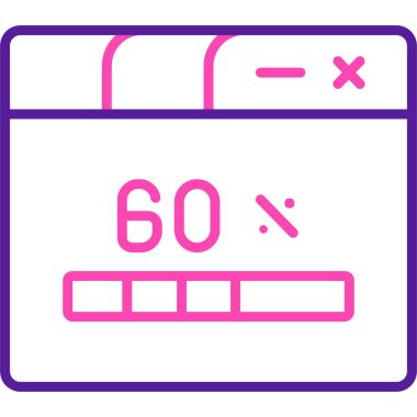 seo modern simgesinin vektör illüstrasyonu