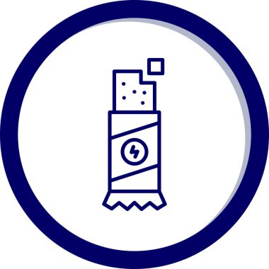 Modern b 'nin vektör illüstrasyonu eksik simgesi