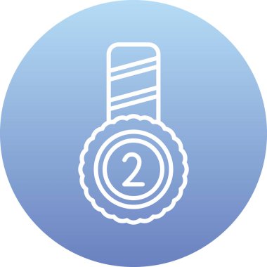 Madalya. Web simgesi basit tasarım