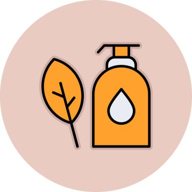 Güzellik ve moda simgelerinin vektör çizimi