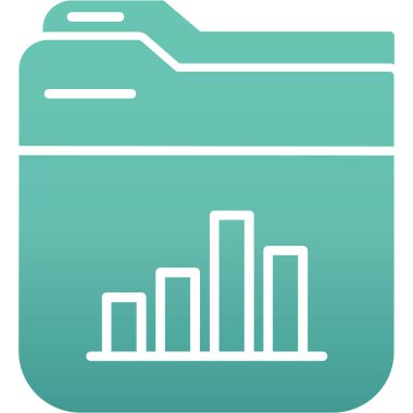 Veri yönetimi simgesi vektör illüstrasyonu