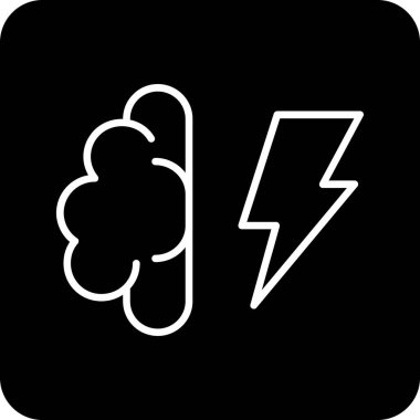 Bulut. Web simgesi basit illüstrasyon