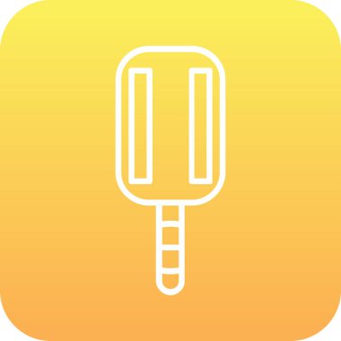 Benzersiz Kürek Vektörü Kabartma Simgesi