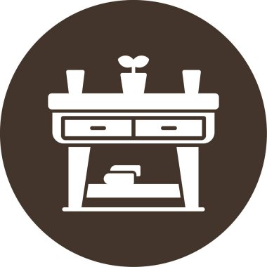 Ahşap sobanın vektör çizimi