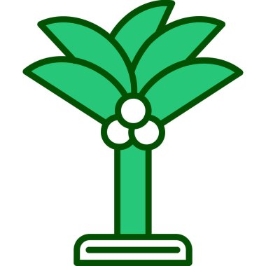 Bitki. Web simgesi basit illüstrasyon